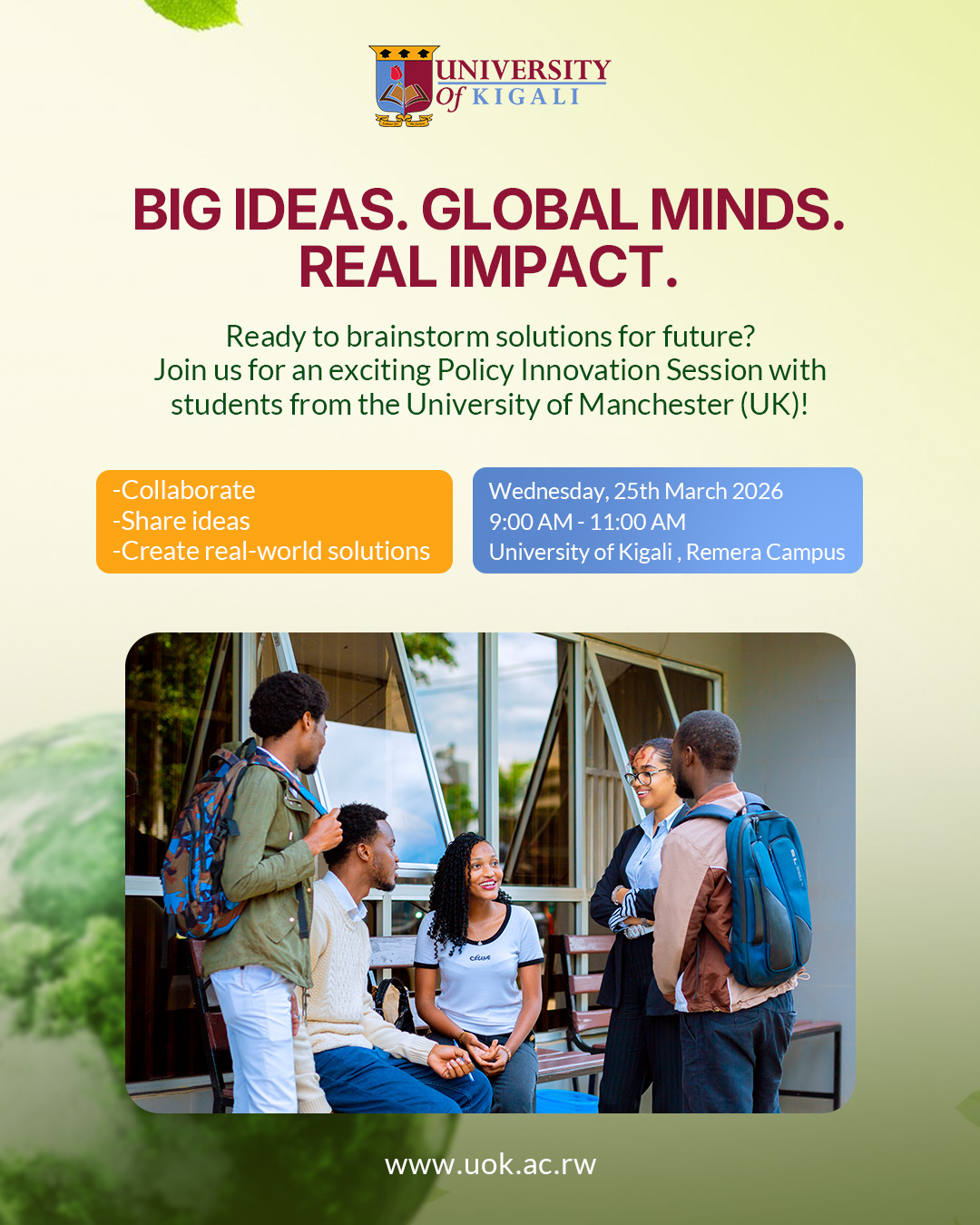 University of Kigali Hosts Delegation from the University of Manchester, UK