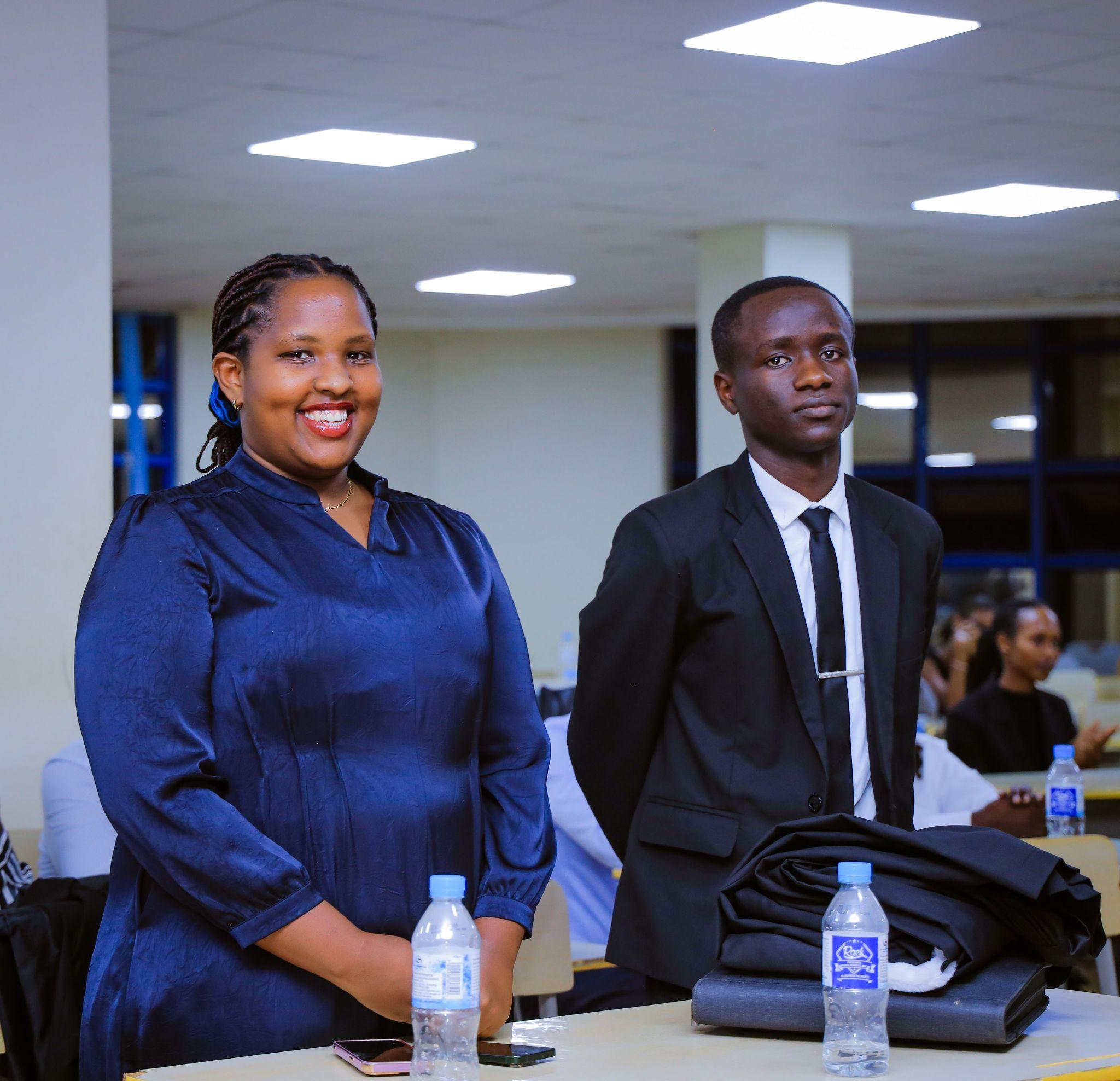 University of Kigali students during the Moot Court competition