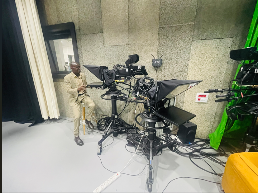 Broadcast studio visited during the New Bulgarian University visit